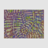 Gelli Print Stencil Abstracte Kunst Tissuepapier (Voorkant)