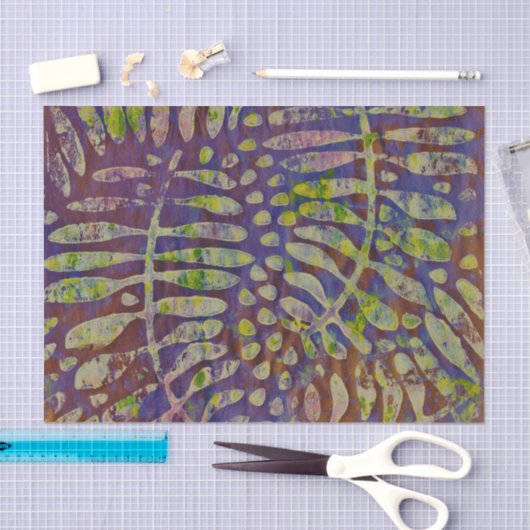 Gelli Print Stencil Abstracte Kunst Tissuepapier (Craft)
