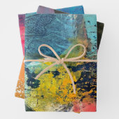 Gelli Print Wrapping Papier Set Inpakpapier Vel (In situ)