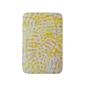 Gelli Printed Golden Leaves Badmat (Voorkant Verticaal)