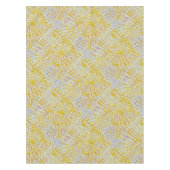 Gelli Printed Golden Leaves Tafelkleed (Voorkant)