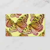 Gelllow Pink Butterfly Visitekaartje (Achterkant)