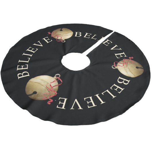 GELLOOF typografie met Kerstmis Bellen Kerstboom Rok (Gekanteld)