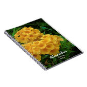 Gellow Ginger Thomas Waterverf Flowers Custom Notitieboek (Rechterzijde)