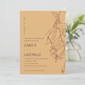 GELLOW LINE DRAAIENDE FLORAAL WE HEBBEN DE KNOT IN BEDANKKAART (Staand voorkant)