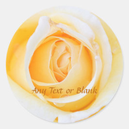 Gellow Rose gglodess Goddess Ronde Sticker