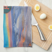 Gellowstone Grand Prismatic Hot Spring - Aanpassen Theedoek (Quarter Fold)