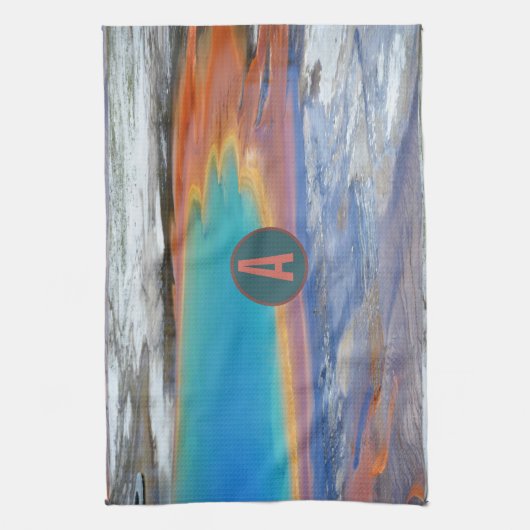 Gellowstone Grand Prismatic Hot Spring - Aanpassen Theedoek (Verticaal)