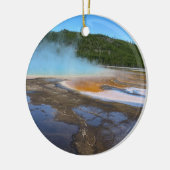 Gellowstone Grand Prismatic Spring Keramisch Ornament (Links)