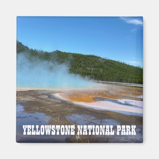 Gellowstone Grand Prismatic Spring Magneet (Voorkant)