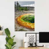 GELLOWSTONE'S MORNENDE GEHEUGENPOOL POSTER (Thuiskantoor)