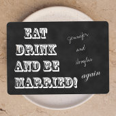 Gelofte Vernieuwing Eet Drink en wees opnieuw getr Kaart