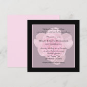 Gelofte Vernieuwing Licht Roze Roos Kaart (Voorkant / Achterkant)