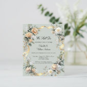 Gelofte vernieuwing salie groen goud bloemen uitno (Staand voorkant)