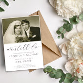 Gelofte Vernieuwing Uitnodiging Foto Elegant doen 