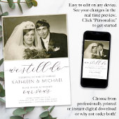 Gelofte Vernieuwing Uitnodiging Foto Elegant doen