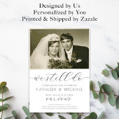 Gelofte Vernieuwing Uitnodiging Foto Elegant doen