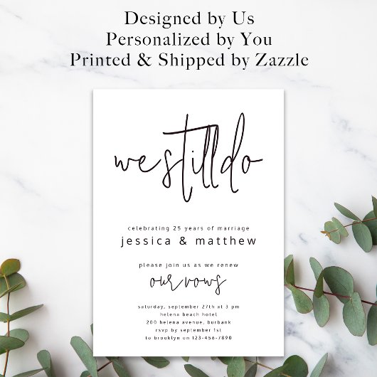 Gelofte Vernieuwing uitnodiging Modern doen we nog