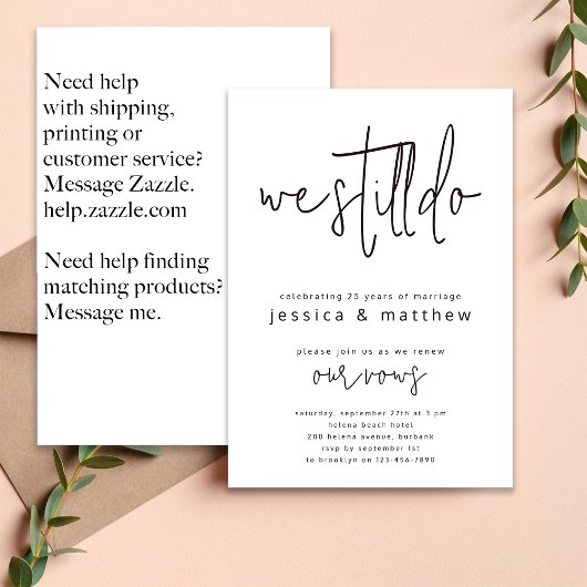 Gelofte Vernieuwing uitnodiging Modern doen we nog