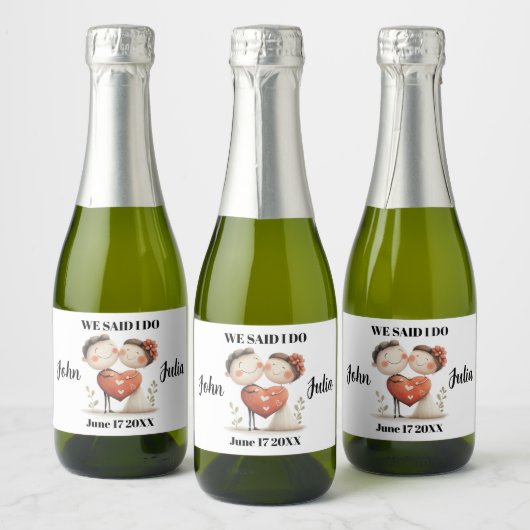 Geloften in bloei sparkling wijnetiket (Flessen)
