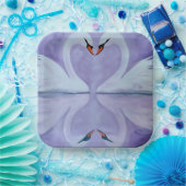 gelogen als zwaan papieren bordje (Feest)