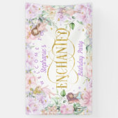 Gelokaliseerde feestdag voor de tuin van de sproei spandoek (Verticaal)