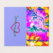 GELOOF <3 FAERIES MINI CARDS VISITEKAARTJE (Buitenkant ongevouwen)