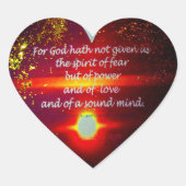 Geloof, Aanmoediging Christelijke Stickers (Voorkant)