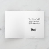 Geloof, aanmoediging, hoop, motivatie bedankkaart (Binnen)