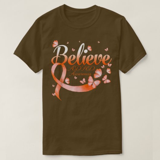 Geloof ADHD Awareness Butterfly 465 T-shirt (Design voorkant)