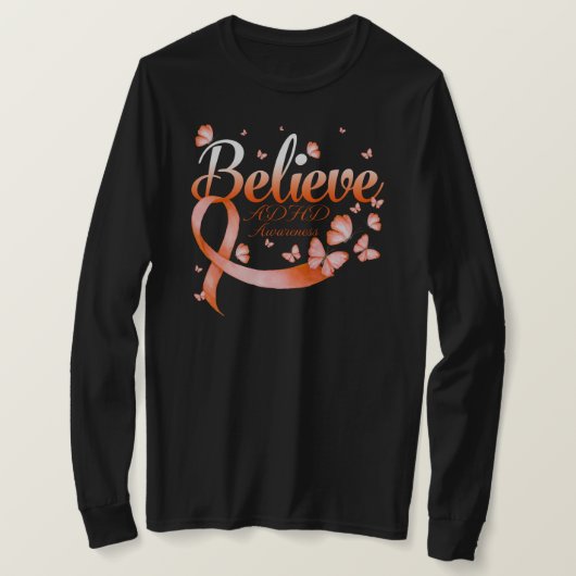 Geloof ADHD Butterfly T-shirt (Design voorkant)