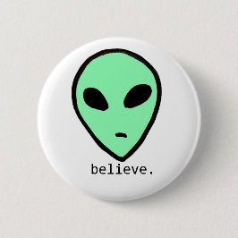 Geloof Alien Button