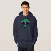 Geloof Alien Head Hoodie (Voorkant volledig)