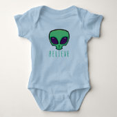 Geloof Alien Head Romper (Voorkant)