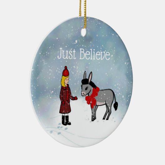 Geloof alleen maar het Ornament voor kerstfeestdag (Rechts)