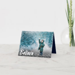 Geloof alleen maar | Sneeuwkerst Feestdagen Kaart