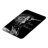 Geloof alleen maar Unicorn Magneet (Linkerzijde)