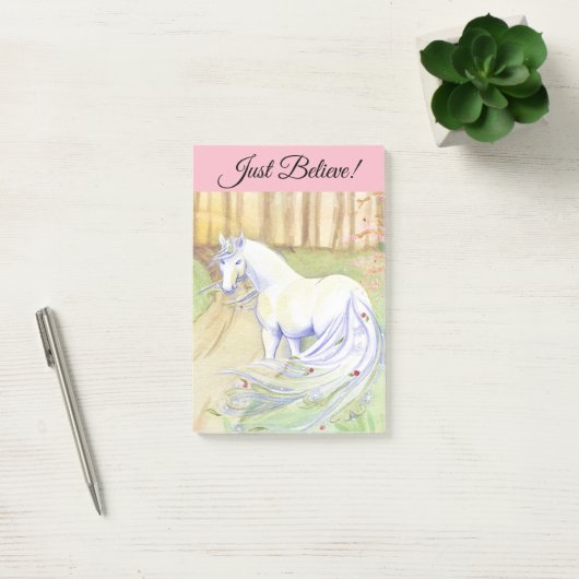 Geloof alleen maar Unicorn Post-it® Notes (Kantoor)