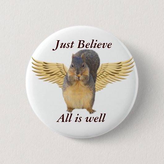 Geloof, alles is well_Button Ronde Button 5,7 Cm (Voorkant)