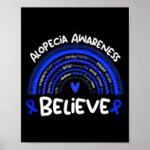 Geloof Alopecia Bewustzijn Maand Alopecia Poster (Voorkant)