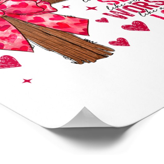 Geloof als Maria Vertrouw als Joseph Coquette Cros Poster (Hoek)