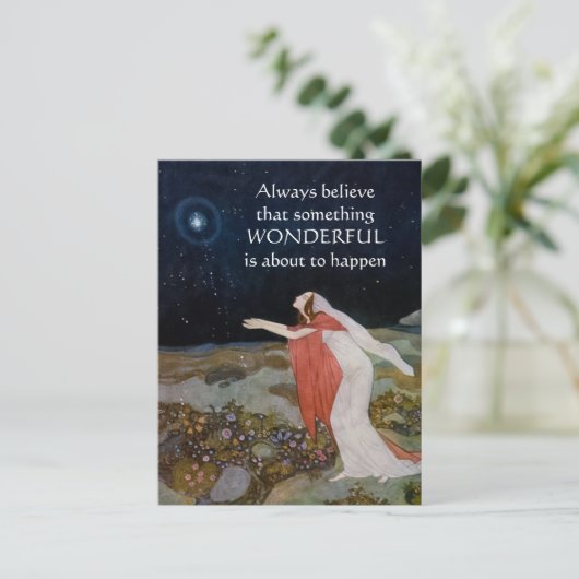 Geloof altijd Briefkaart (Staand voorkant)