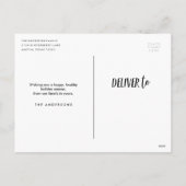 Geloof altijd in het Briefkaart van vakantiefoto's (Achterkant)