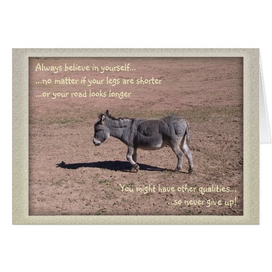 Geloof altijd in jezelf (Voorkant Horizontaal)