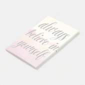 Geloof altijd in jezelf 2 post-it® notes (Schuin)