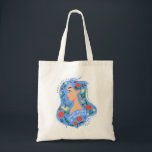 Geloof altijd in jezelf Floral Hair Girl Tote Bag<br><div class="desc">Geloof altijd in je eigen Floral Hair Girl-design</div>