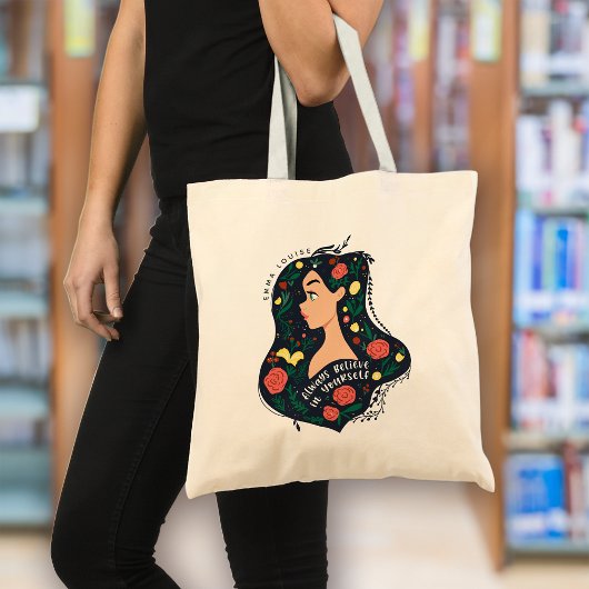 Geloof altijd in jezelf Inspirerend Tote Bag