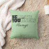 "Geloof altijd in jezelf" Kussen (Deken)