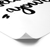 Geloof altijd in jezelf poster (Hoek)