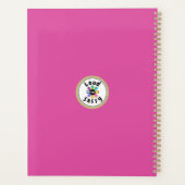 Geloof altijd in jezelf  roze en goud planner (Achterkant)